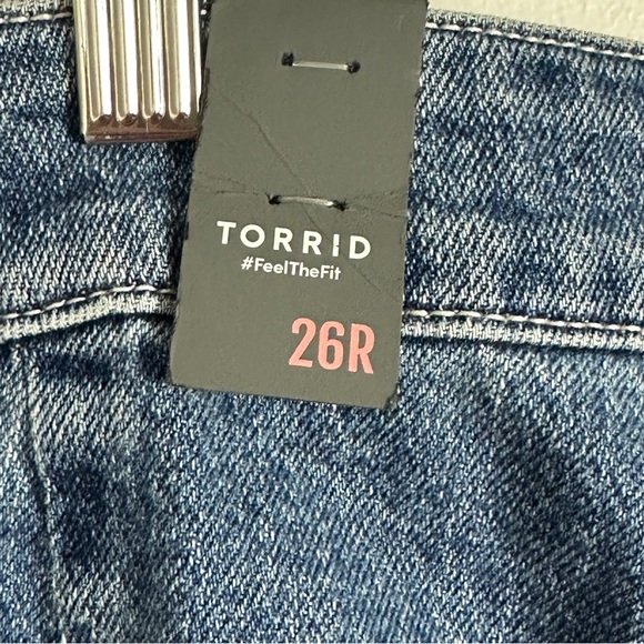 Torrid High Rise Carpenter Jeans Womens Size 26 Straight Leg Blue Denim NWT NEW - Picture 6 of 14